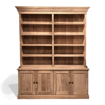 Large solid wood bookcase