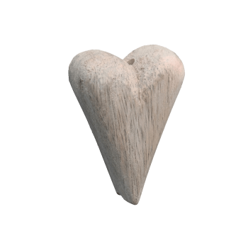 heart shaped blind pull