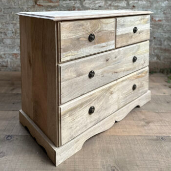 2 over 2 chest, solid wood