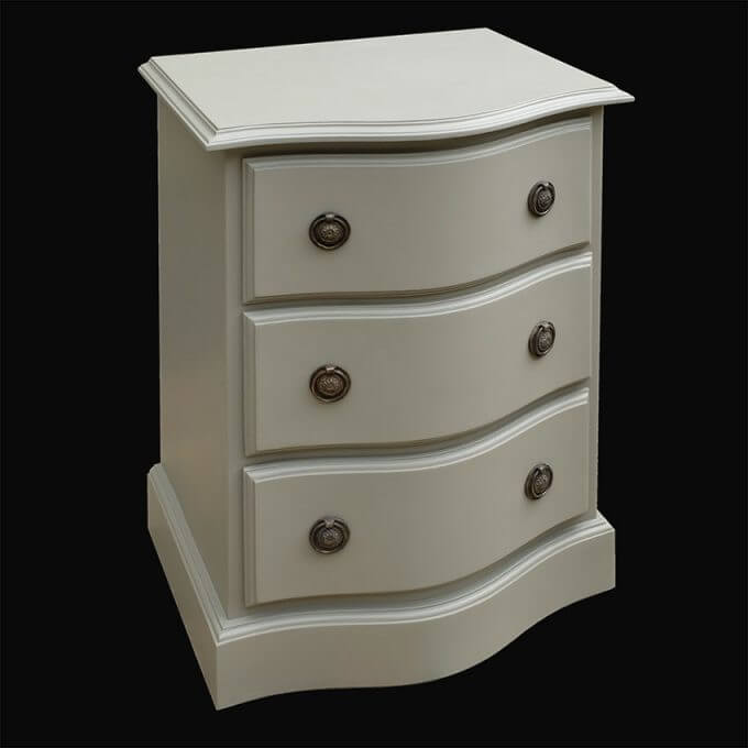 Bedside Drawers in Grey