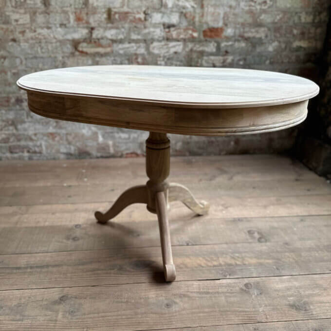 pedestal dining table solid wood