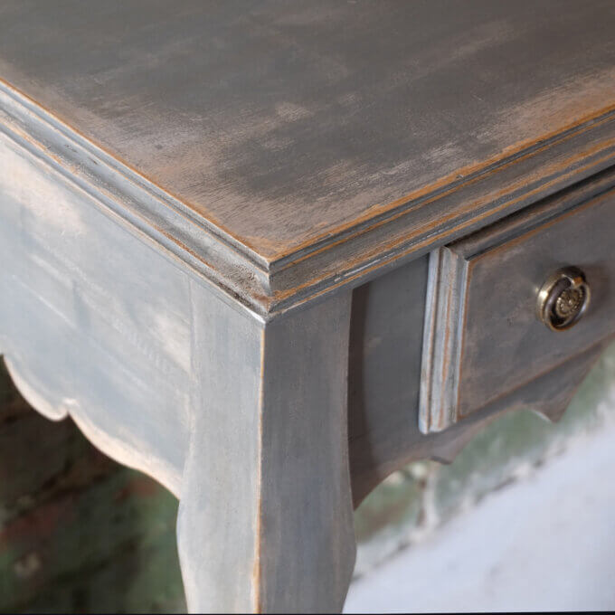 painted console table