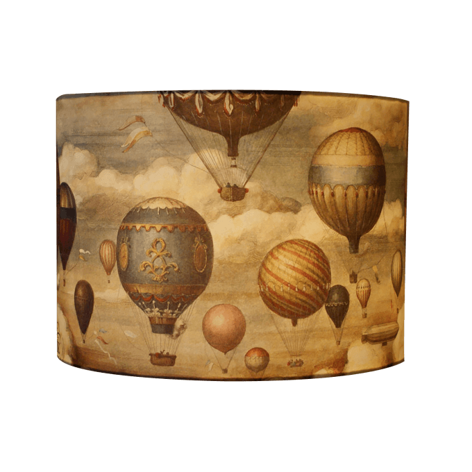 Lampshade with Hot Air Balloon Design