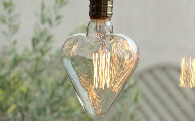 Heart Light Bulb