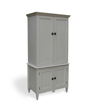 Armoire Storage Cupboard painted white