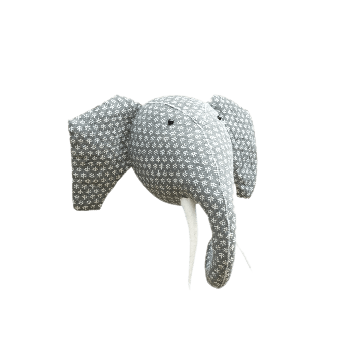 Elephant Felt Animal Head