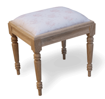 Small French Upholstered Stool