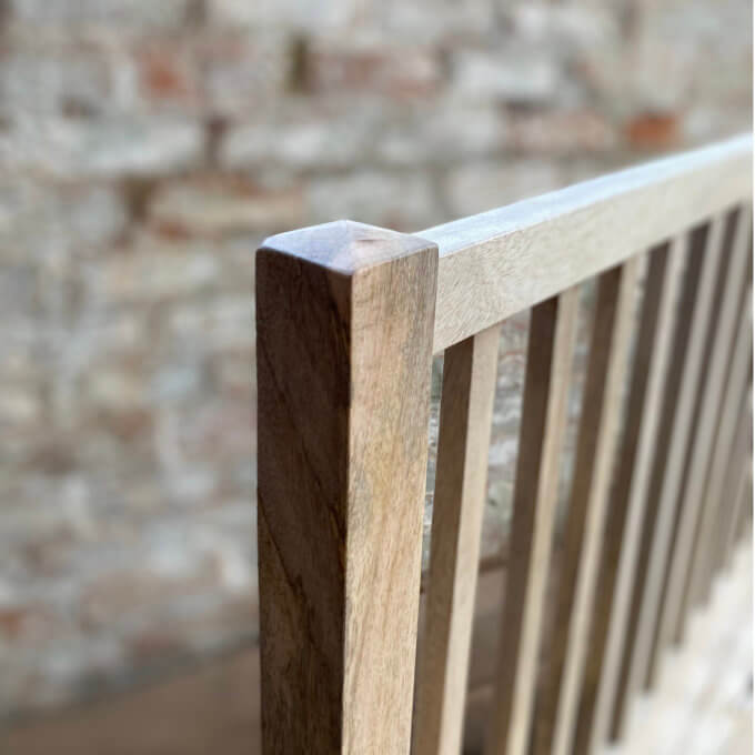wooden bench Gustavian